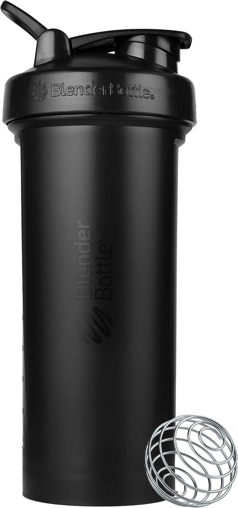 BlenderBottle Classic V2 Shaker Sticla Perfect pentru Shake-uri de proteine și antrenament pre, 45-Ounce, negru