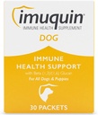 Nutramax Imuquin Immune Health Supplement Powder pentru câini și căței - Cu beta Glucani, lipide marine, vitamine și minerale, 30 Pachete