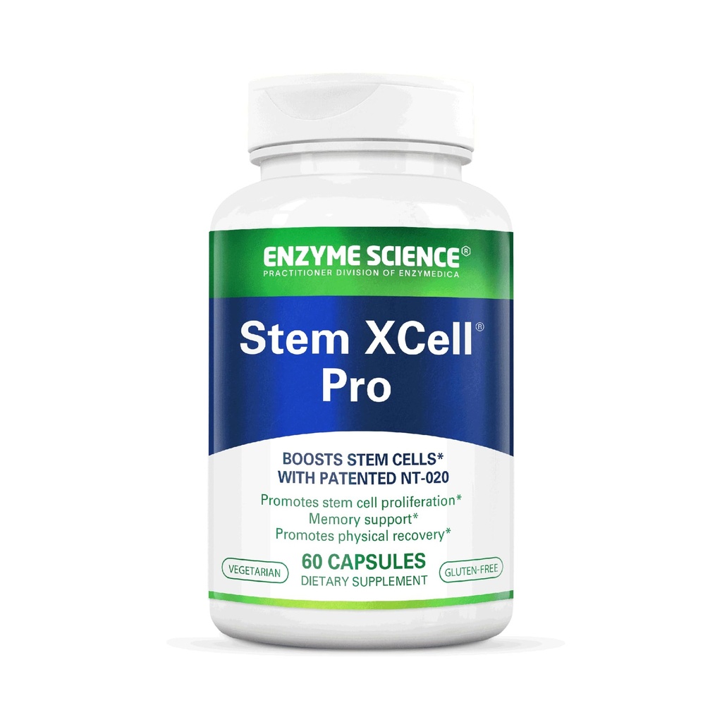 Enzyme Science, Stem XCell Pro, Antioxidant Support pentru Cellular & Immune Health, Stem Cell Health Supplement, 60 Capsule