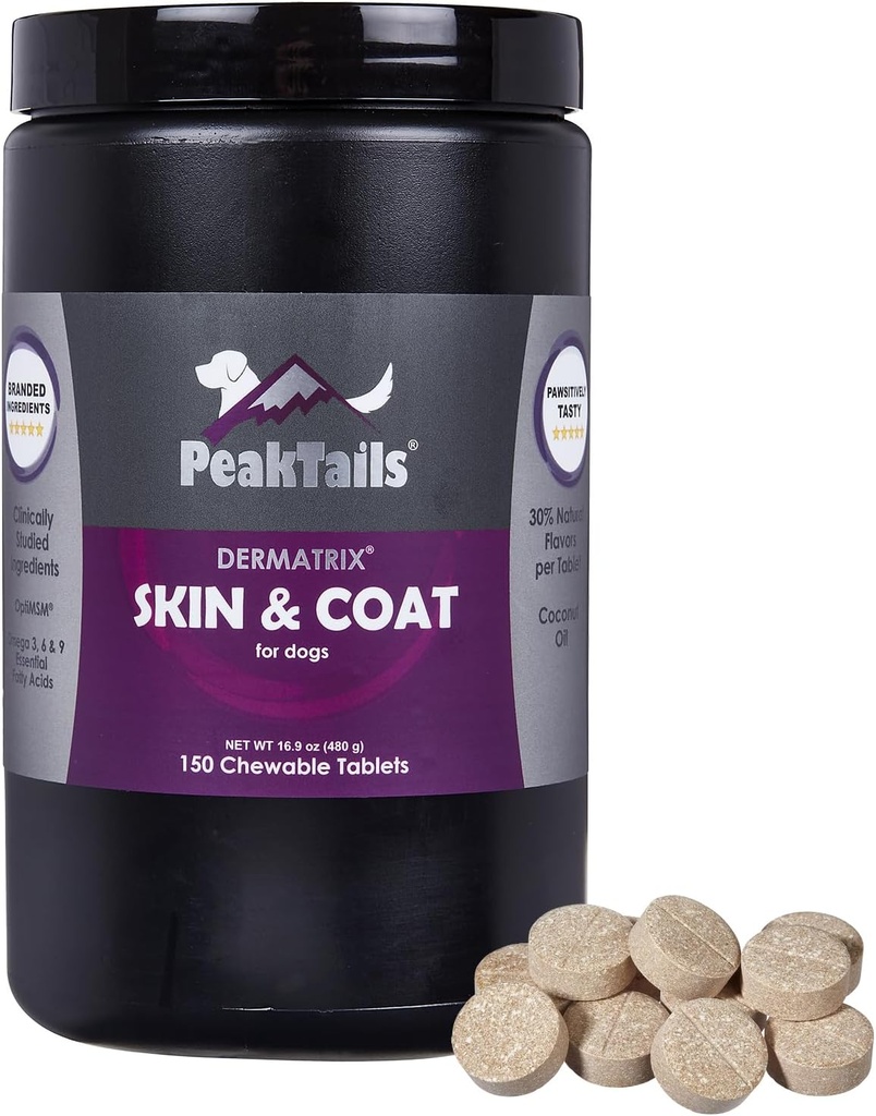 Kala Health PeakTails Skin & Coat Support for Dogs 