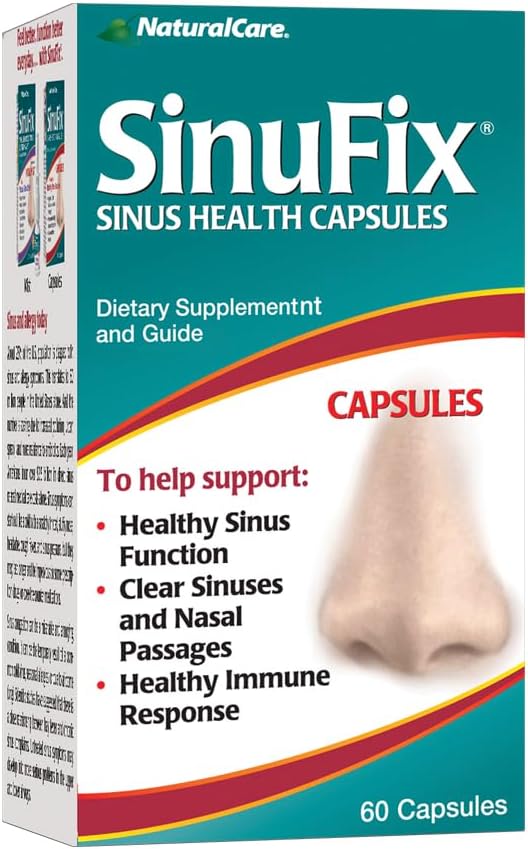 NaturalCare SinuFix Capsule, Promovează funcția sinus sănătos, 60 Conte