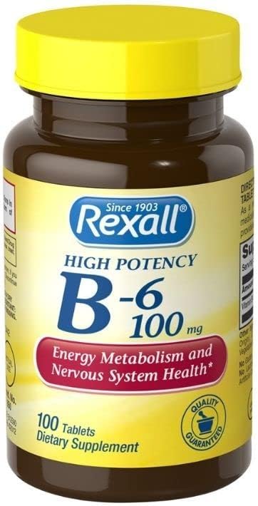 Rexall Vitamina B6 100 mg comprimate, 100 t