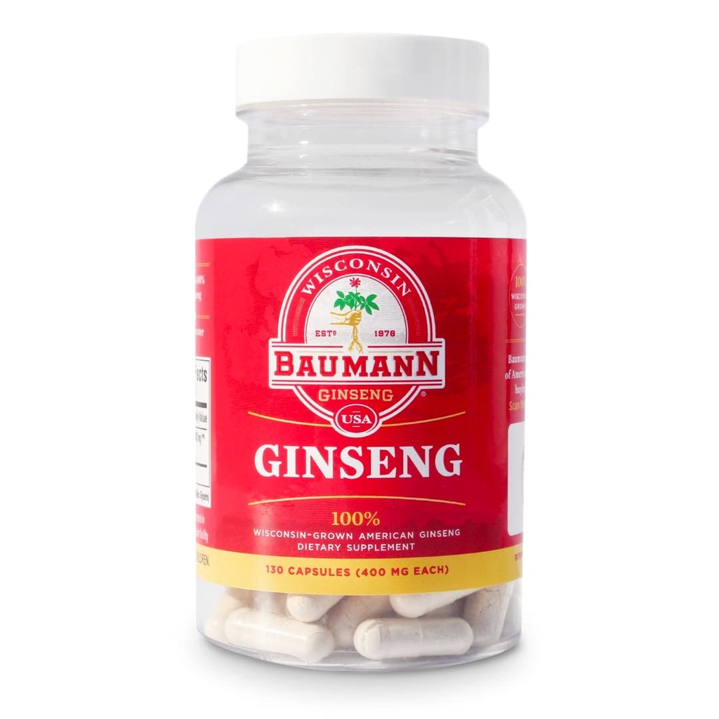 Baumann Wisconsin Ginseng Capsule 130 pastile 400 mg 