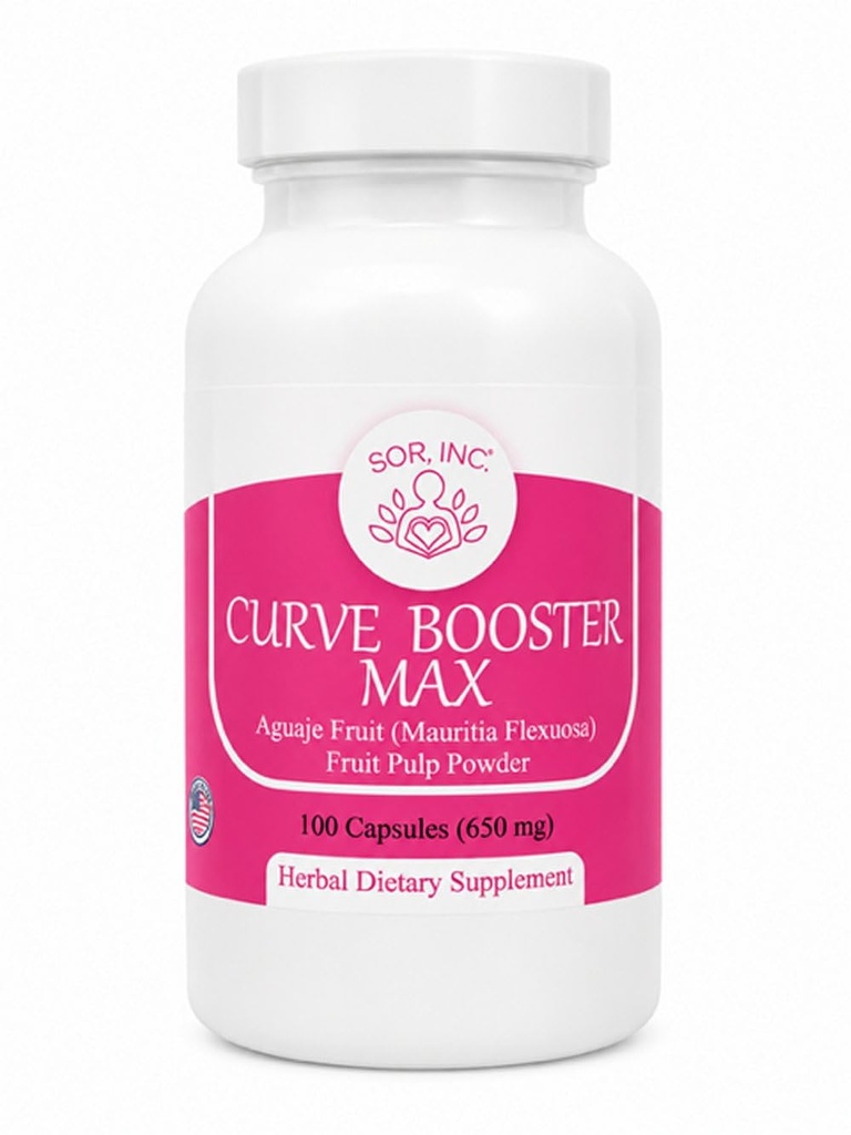 Curve Booster Max capsule Aguaje pure pentru femei și Transgender 650 mg SUA Made