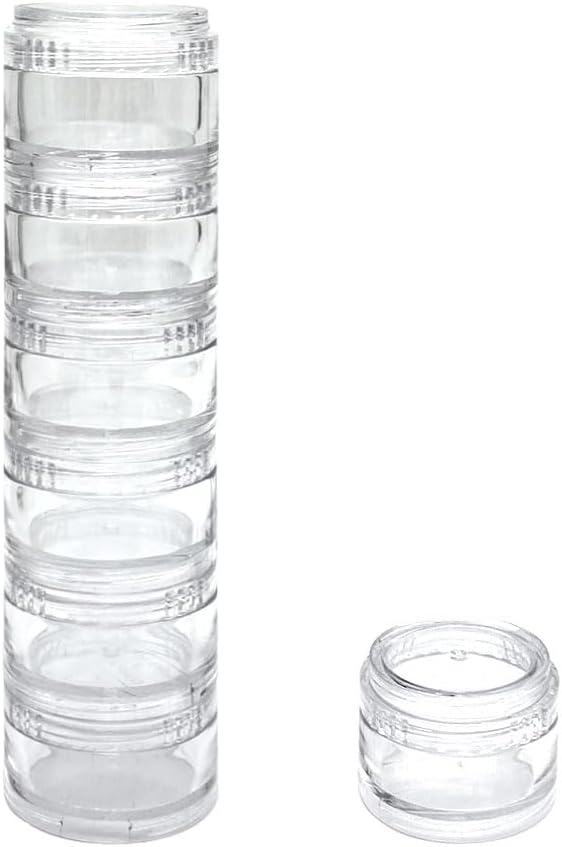HaiSea Weekly Travel Pill Planner-Monthly Pill Organizator, Daily Month Pill Box-Separate AM/PM Compartimente Culori Vary
