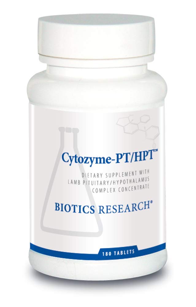 Biotice de cercetare Citozyme PT HPT Lamb Pituitary Hypotalamus Complex, susţine funcţia de Pituitary Gland şi Hypotalamus, Adrenal Health, Brain Boost 180 comprimate