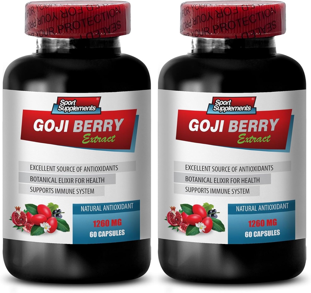 Immune Defense - Goji Berry Extract Complex - Natural Vitality pastile, puternic antioxidant, rodie extract, Body Detoxifiere Complex, Holistic Wellness Support, Natural Energy Boost, 2 Bot 120 Caps