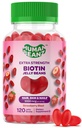 Biotin Jelly Bean Gummy Vitamine, Extra Putere Biotina pentru par, Piele si Nails, 5000mcg per Servire, Cresterea parului Vitamine pentru barbati si femei, 120 Strawberry Blast Jelly Beans, Kosher
