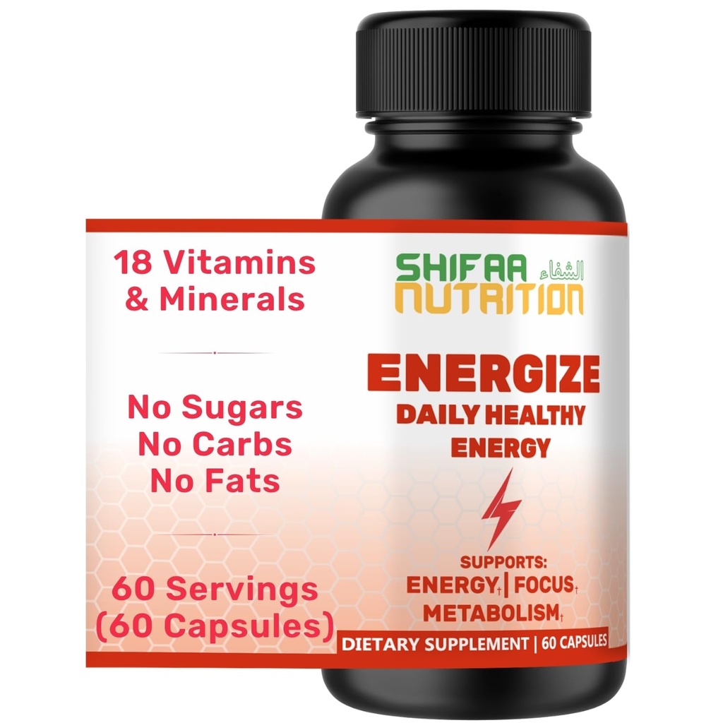 SHIFAA NUTRITION Energize, Vitamine Natural Daily Energy 