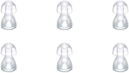 (6pcs/lot) Sfaturi pentru urechi de ajutor auzind Silicon dopuri cu urechi Domes pentru BTE, ITE și Audiere de buzunar ajută la înlocuirea urechii Bud (Small φ8mm)