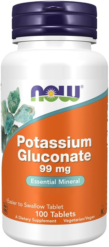 Acum alimente Gluconat de potasiu, 100 CT