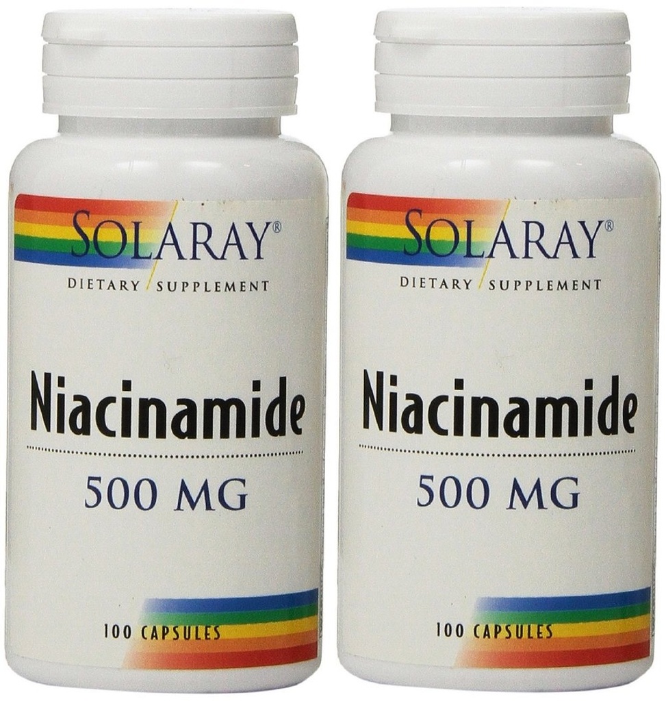 AEE Niacinamidă 500mg Solaray 100 VegCaps