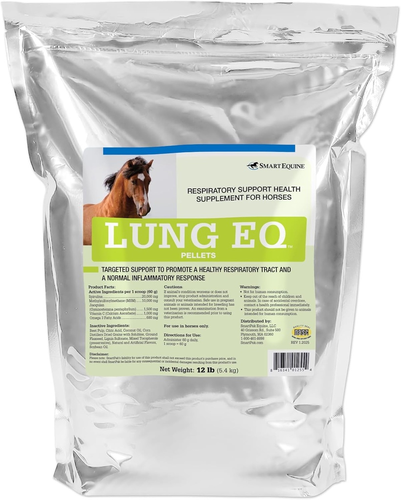 SmartEquine Lung EQ Pellets for Innovated Respiratory Support 