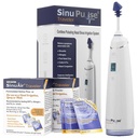 Sinu Pulse Traveler cu 90 Sinuair Pachete - Pulsare fără fir Irigare nazală Sistem de clătire a sinusurilor, Space Saving Cleaner & Relief Machine pentru călătorie, Mai eficientă decât Neti Pot sau nas Spray sticla