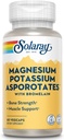 Solaray Magneziu și Asporotat de potasiu w/Bromelain, Electrolit sănătos, Muschi, Inima & Suport Cellular, 60 VegCaps