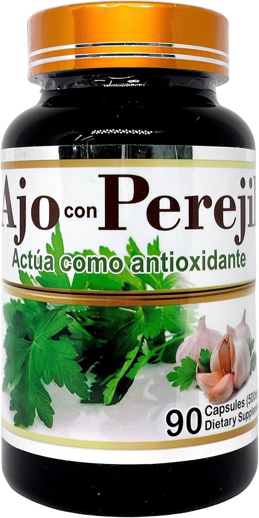 AJO con Perejil (Extract de Garlic și Pătrunjel) 500mg 45 Servings