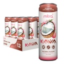 MITRA-9 Băuturi botanice - nucă de cocos Lychee Sparkling Kava băutură cu extract de rădăcină Kava - Îmbunătățitor de modă - Bazat pe plante - promovează calm natural și claritate (12 Fl. Oz) (12)
