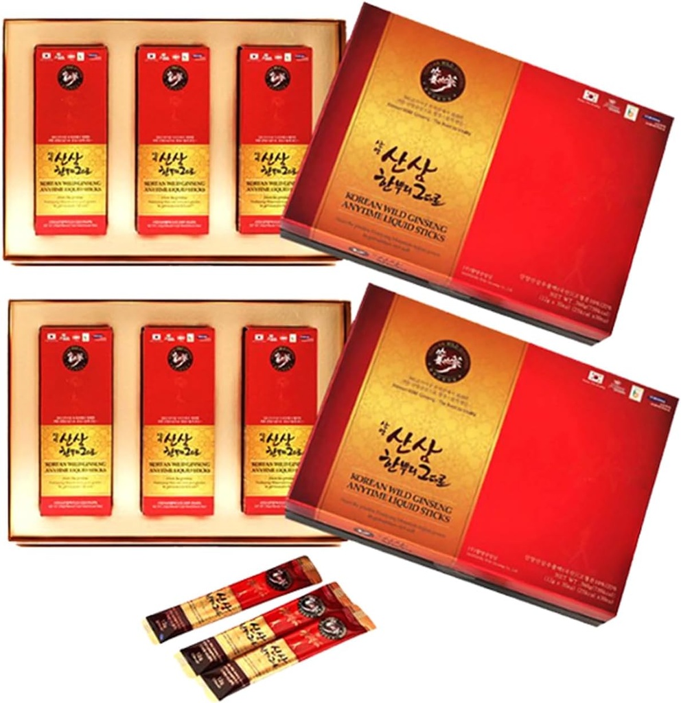 Korean Wild Ginseng Oricând lichid 30 Stick 2 set- 2 luni de aprovizionare