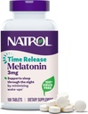 Natrol Melatonina comprimate de eliberare temporizate, 100 Conte (Pachet de 3)