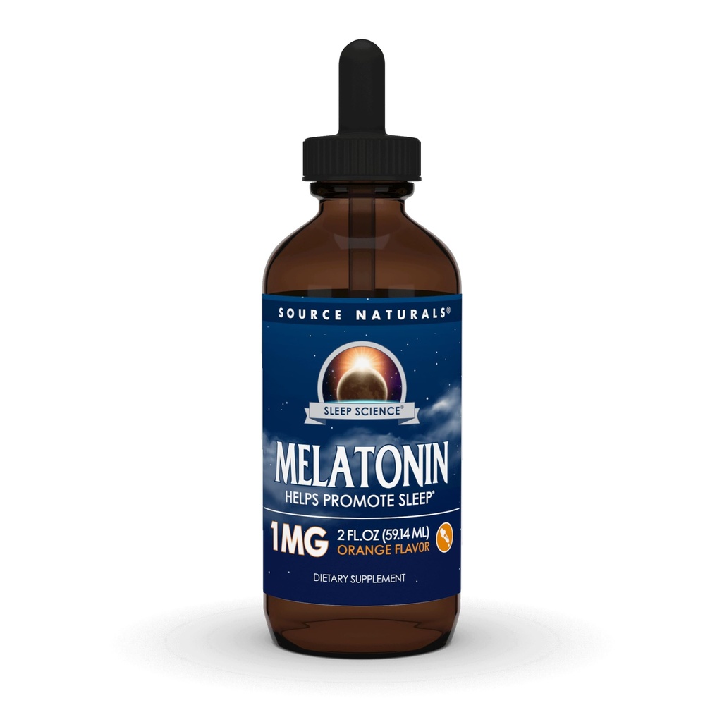 Sursa Naturals Melatonin* - 1 mg, 2 Fluid oz