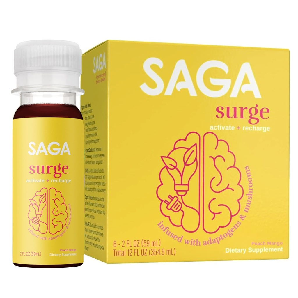 SAGA SURGE Energetica organica Shots 