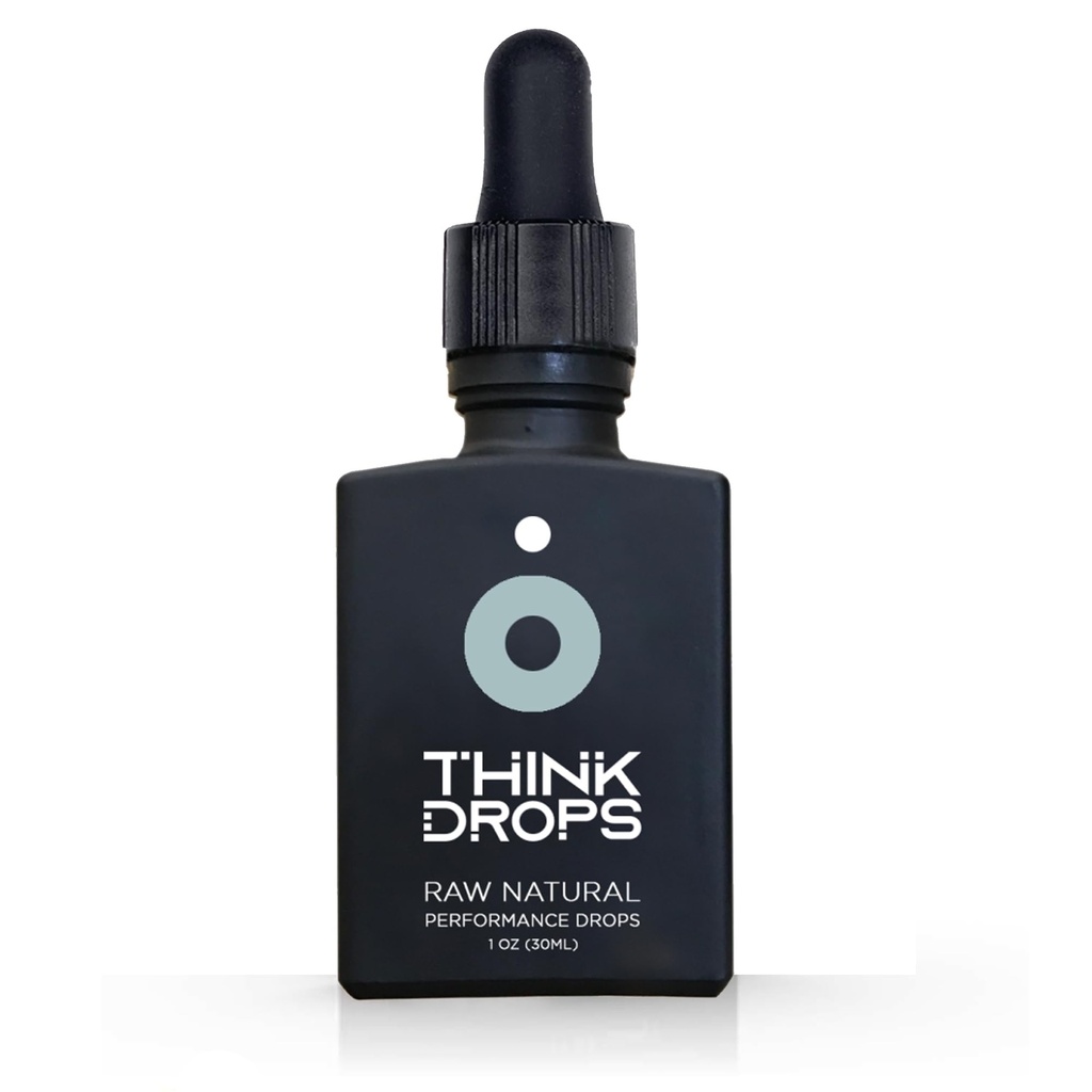 DROP FX Think Drops - Fast-Absorbing L-Theanine & Ashwagandha Liquid Focus Supplement, Natural Nootrop for Enhanced Memory & Cognitive Function