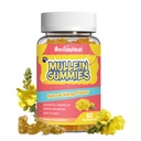 Mullein Gummies 3000MG, Sugar Free Mullein Gummies cu Bromelain & Querbetin, Mullein Leaf Extract Suplimente pentru Plămâni, Vegan, 60 Conte