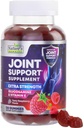 Supliment de sprijin comun - Extra puterea Glucosamine Gummy sprijină articulații Sănătate și flexibilitate pentru spate, genunchi, mâini - Natural Vitamina E Suport imunitar - Cele mai bune gume pentru femei și bărbați - 120 gume