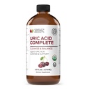 Produse naturale complete Acid uric complet - 16oz supliment lichid pentru a sprijini Curățarea acidului uric, Sănătatea și circulatia rinichilor cu cidru de mere Oțet de otet de cireșe, și rădăcină de sfeclă.