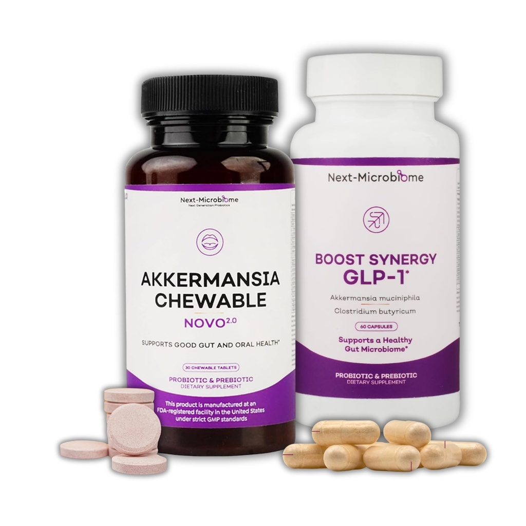 NEXT-MICROBIOME Akkermansia Muciniphila Probiotic Supliment 2 Set 