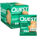 Quest Nutritie Ciocolata Alba Macadamia Proteina Cookie, 15g Proteina, 1g Zahăr, 2g Net carbohidrati, Keto Friendly, Proteina mare, Carb scăzut; 12 Conte