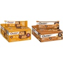 Quest Nutritie Ciocolata Crispy Unt de arahide Hero Proteina Bar, 18g Proteina si Ciocolata Unt de arahide Baruri, Proteina mare, Carb scăzut, Gluten gratuit, Keto Friendly, 12 Conte