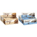 Quest S'mores & Cookies & Cream Cupe de proteine Bundle, Proteină mare, Gluten gratuit, Keto, 12 Conte