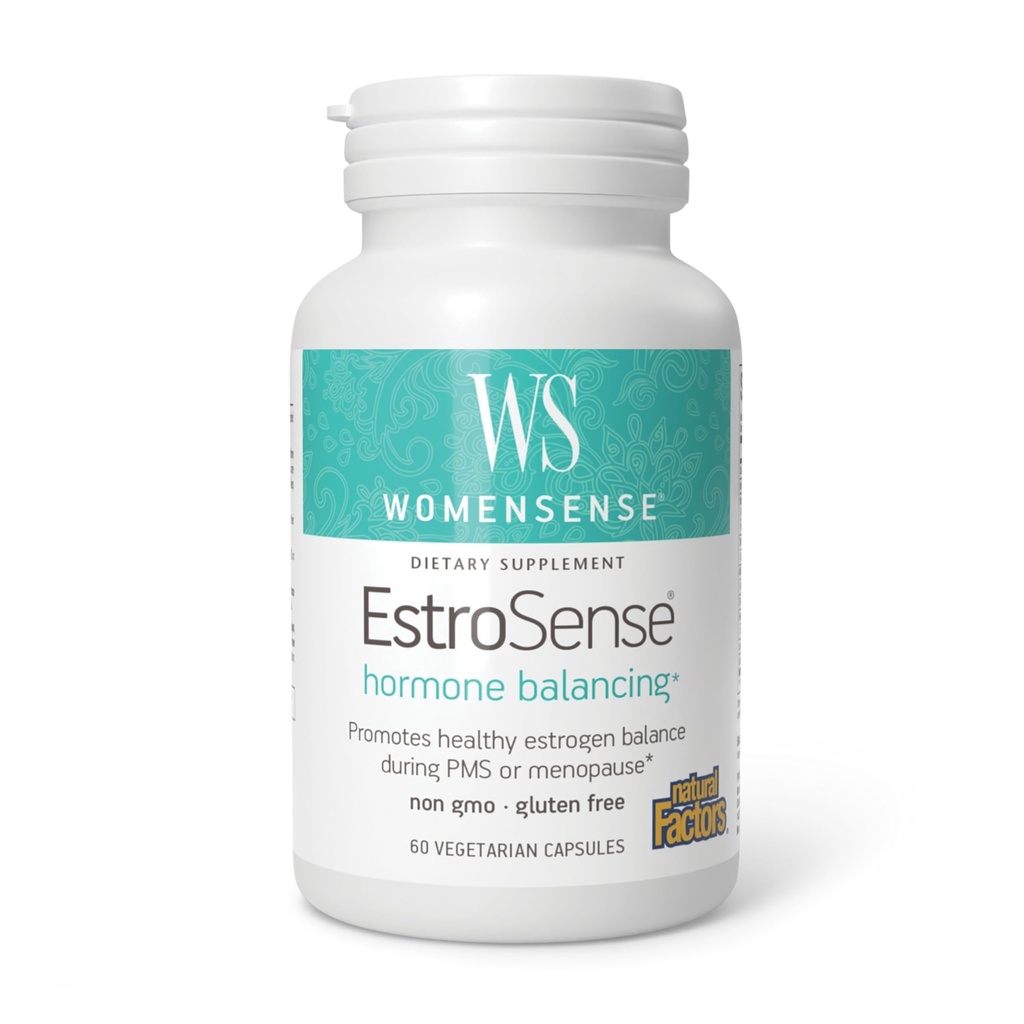 FemeiSense EstroSense de factori naturali, Suplimentul Natural pentru a sprijini Estrogen și Hormon echilibru în timpul PMS sau Menopause, Vegan, Non-GMO, 60 capsule