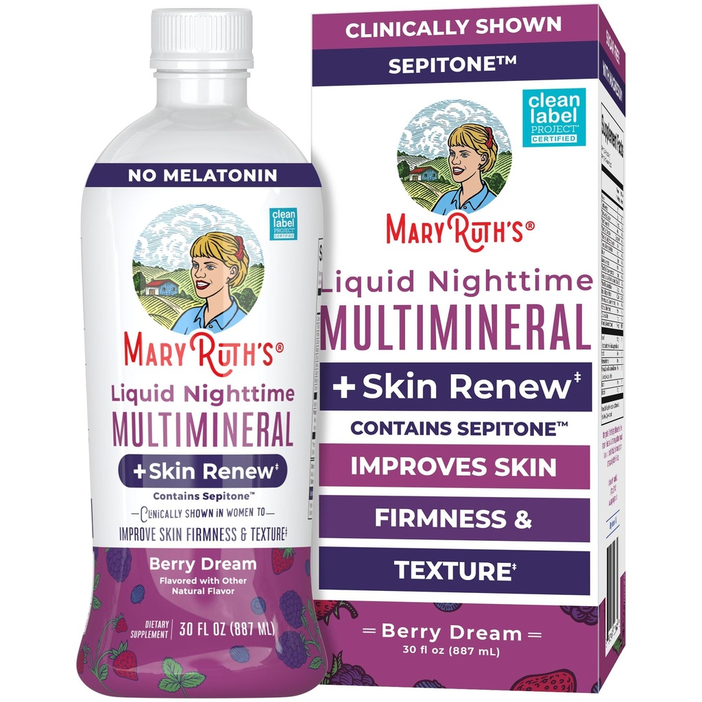 MaryRuth lichid pe timp de noapte lichid Multimineral + piele reînnoirea 