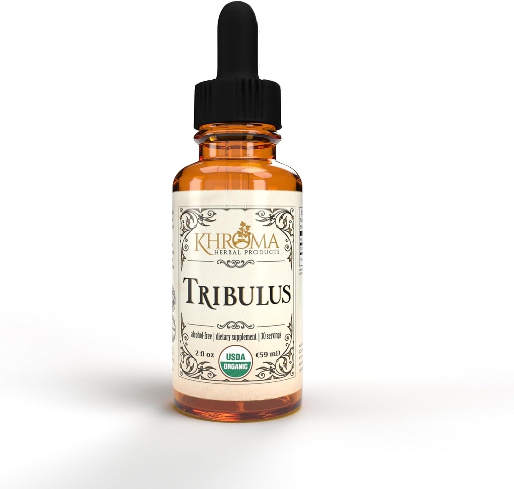 Hhroma Herbal Products Organic Tribulus 30 Servings - 800 MG - Max Putere lichid - Alcool - 2 FL OZ