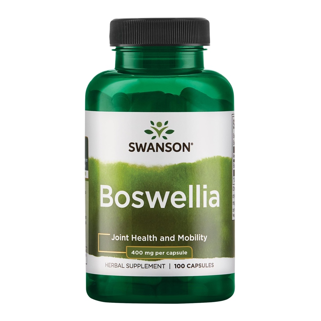 Swanson Boswellia Movement Mutation Support Ayurvedic Herb (boswellia serrata resins) 400 mg per Capsule 800 mg per Serving 100 Count