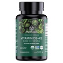 PlantFusion Organic Vegan Vitamina D3 + K2 5000 UI, 50MCG 