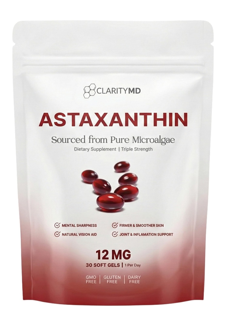Astaxantina 12mg Antioxidants Supliment 