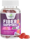 Fibra Gumiile pentru adulți, Sugar Free Daily 4g Gummy Fiber Supplement, Prebiotic Gummy Digestive Health Support - Pe bază de plante Soluble Chews, Prebiotice Sustine Regularitatea și Digestia - 60 Gume