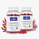 Astaxanthin 12mg Suplimente, 120 Softgel, Max Putere Astaxanthin Suplimente antioxidante, Microalge proaspete, 4 luni de aprovizionare, 2 sticle