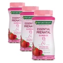 Solutii Optimale de Bounty Nature Essential Prenatal Gummies,Folic Acid and Iod,Omega 3 and DHA,25 Servings,50 Count (Pachet de 3)