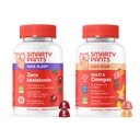 SmartyPants Kids Daily & Nighttime Wellness Bundle: Multivitamine + Gumies de somn cu L-Theanine, Lemon Balm & Sichu 