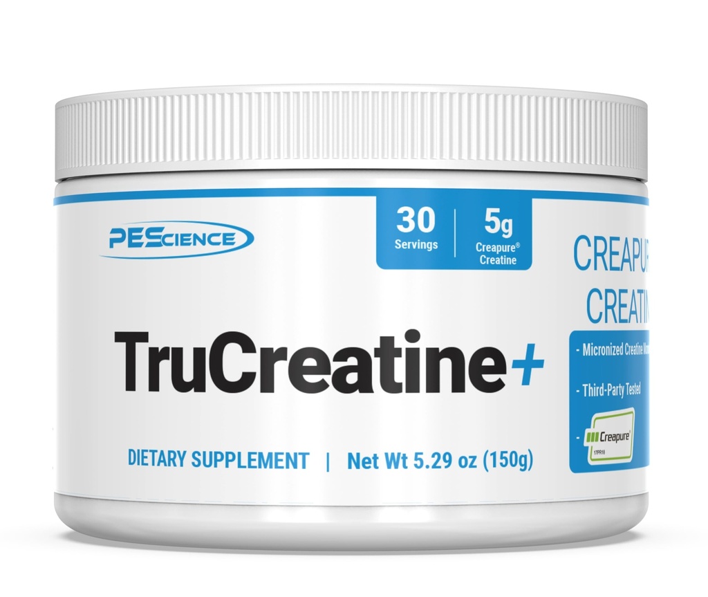 Pescience TruCreatine+ Creatină monohidrată pulbere Plus Epicatechin, Micronized Creature Creatina pentru femei și bărbați, susține creșterea musculară, Putere & recuperare, cogniție, 30 Serviri, Nearomatizate