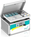 Glosen Medicine Lock Box, Medalia Lock Box, Locking Medicine Box, Security Lock Boxs Inch,Prima Cheie de Ajutor,Lock Box pentru medicamente