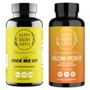 Fericit Hippie luminos sănătos pentru ea Astaxanthin Supliment & Un pic mă ridica pastile de energie naturală