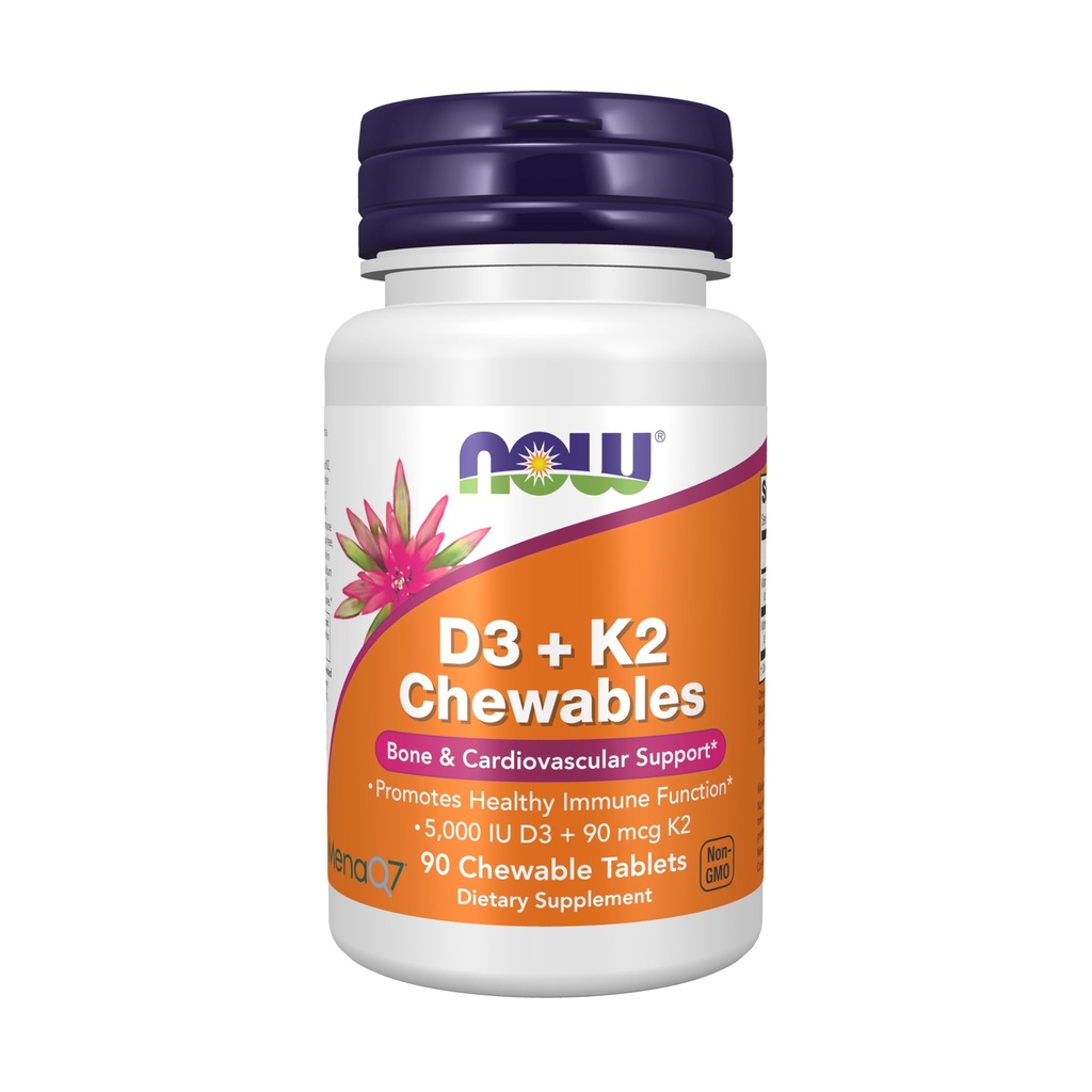 Acum alimente, D3 K2 Chewables, 90 Chewables tablete