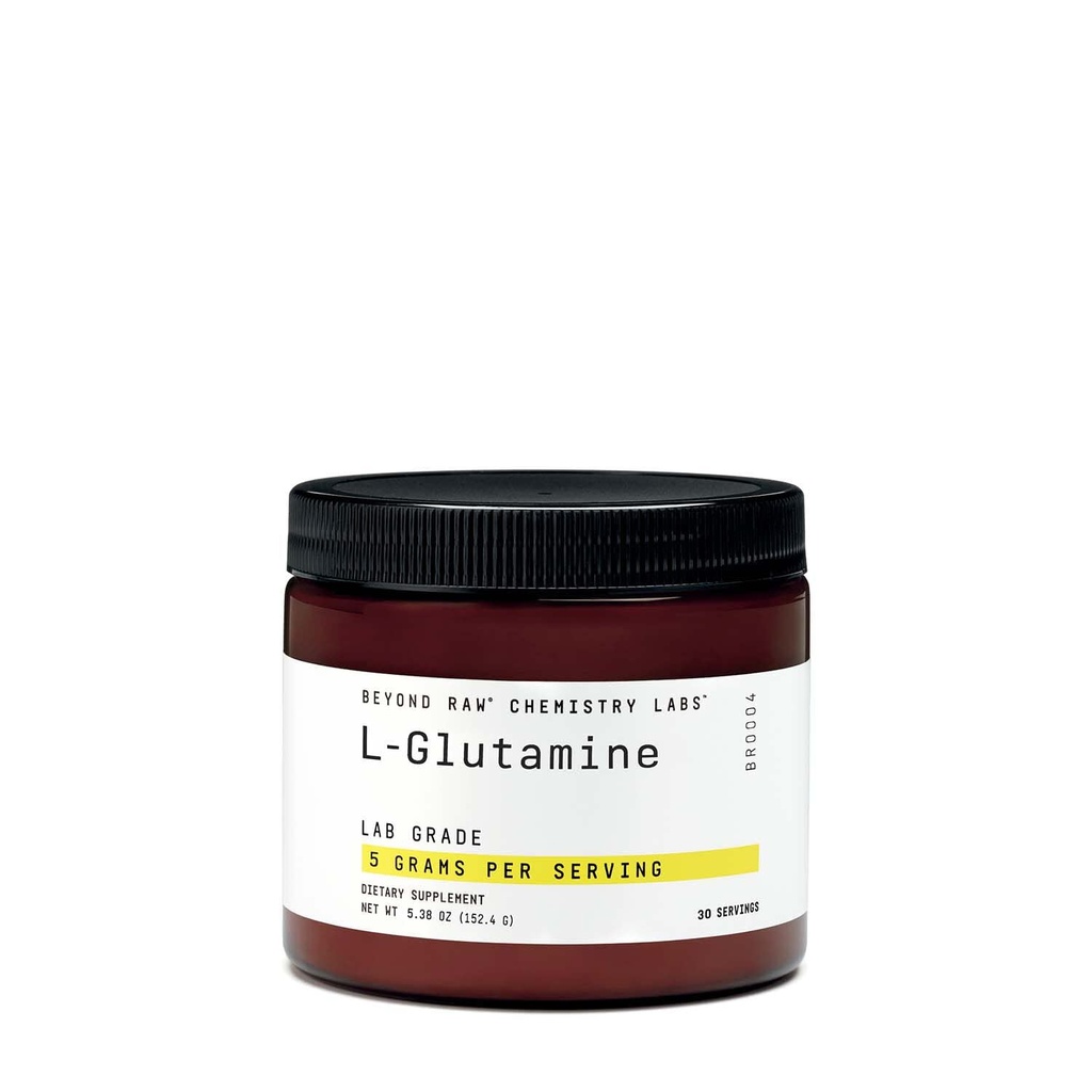 Dincolo de RAW Chemistry Labs L-Glutamine Powder, Suportă funcția musculară, Gradul de laborator, 30 Servings
