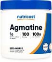 Nutricost Agmatină 100 Grams - Pulbere de Agmatină pură 100 Serviri (Agmatină sulfată)