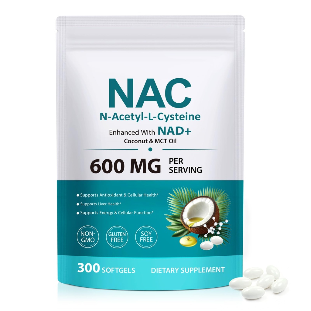 Complex FANSHI NAC cu ulei NAD+ & MCT - 300 Softgels 